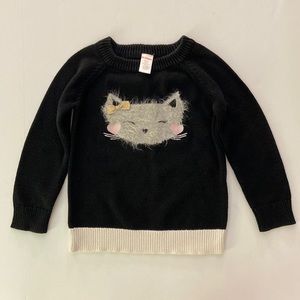 Gymboree Fuzzy Kitty Cat Pullover Sweater size S (5/6)
